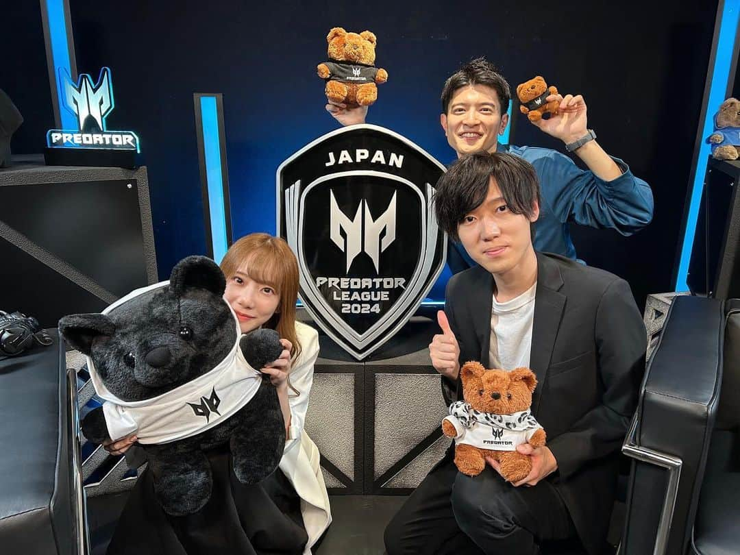 堀内華央理のインスタグラム：「🧸Predator League 2024 🧸 Valorant Japan Round   今回もMCさせていただきました！ ありがとうございましたー！ 1月のThe Asia Pacific Predator Leagueも楽しみ🧸  I hosted Predator League this year, too!  Thank you for having me :)  Super excited for the Asia Pacific Predator League in Jan🧸  #kaorihoriuchi #堀内華央理 #bakusutesotokandaicchome #バクステ外神田一丁目 #idol #japaneseidol #tokyo #japan #streamer #twitchstreamer #game #아이돌 #게임 #트위치 #實況主 #偶像 #predatorleague #predator #プレベア」