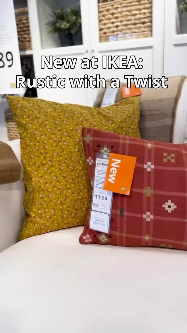 IKEA USAのインスタグラム：「Forget old-fashioned! This is mellow, crafted and cool. Find these rustic news at your local IKEA store!」