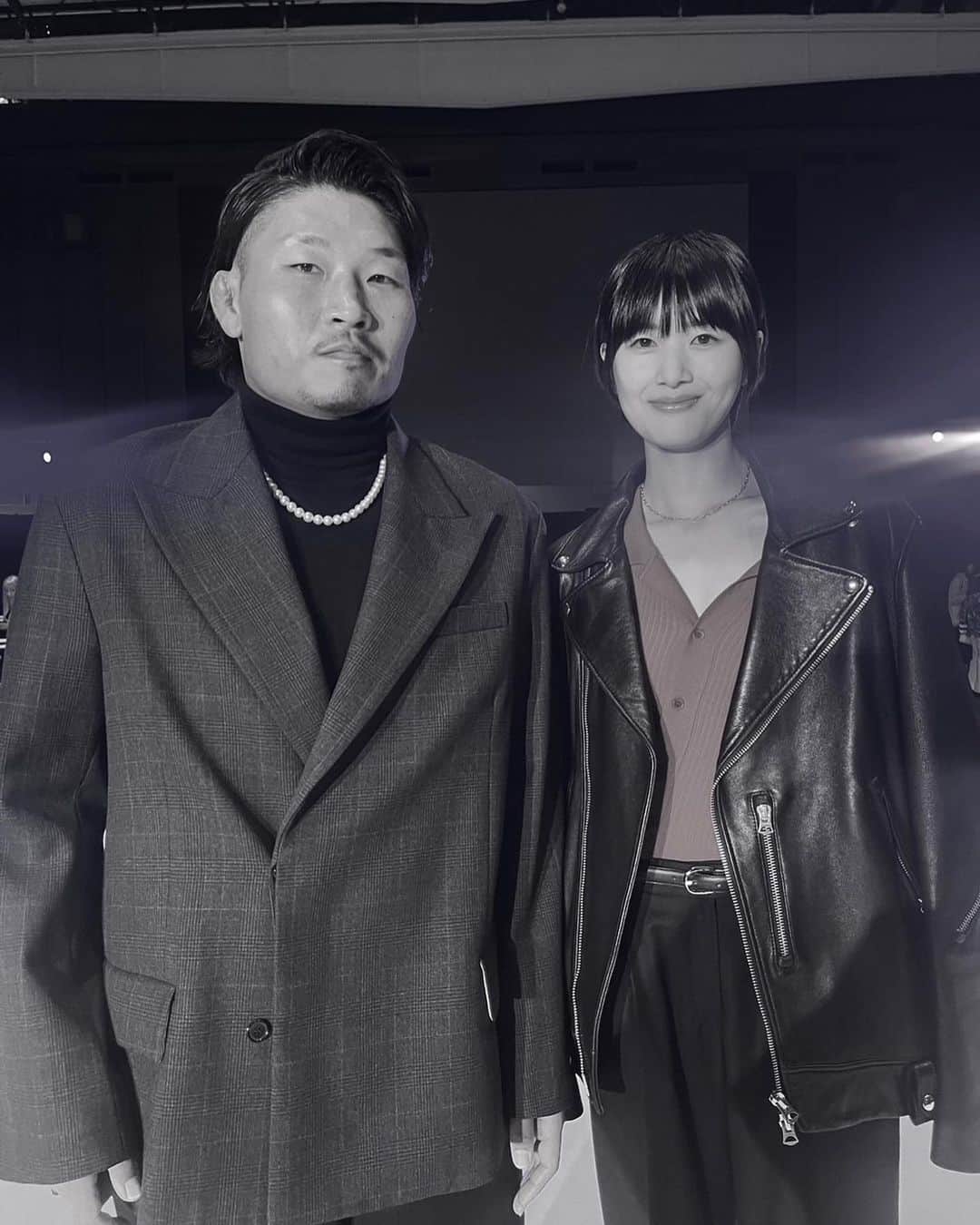 稲垣啓太のインスタグラム：「Jun Ashida / Tae Ashida Spring Summer collection 2024 60th anniversary 💐  おめでとう御座います。 60年の重み、しかと体感させていただきました。  妻も歩いておりました。美🤝💐」