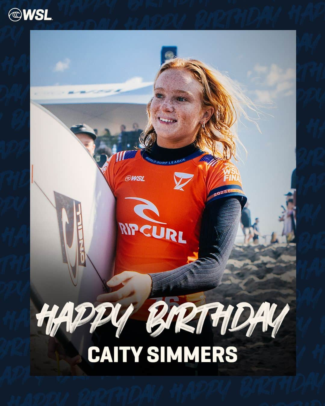 世界プロサーフィン連盟（WSL）さんのインスタグラム写真 - (世界プロサーフィン連盟（WSL）Instagram)「Wishing a very Happy Birthday to @caitysimmers! 🎂」10月26日 23時00分 - wsl