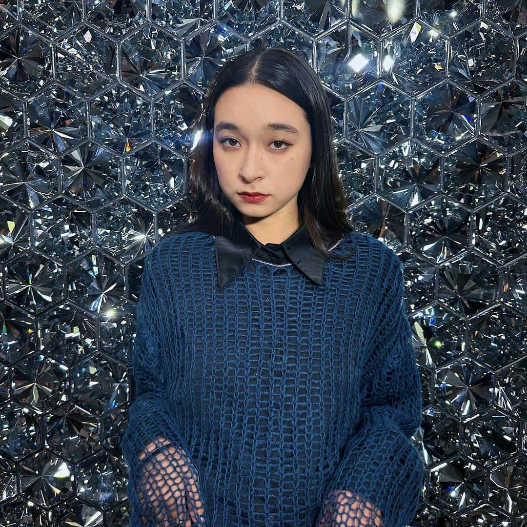 弓ライカのインスタグラム：「🤍🩵💙きらきら🤍🩵💙」