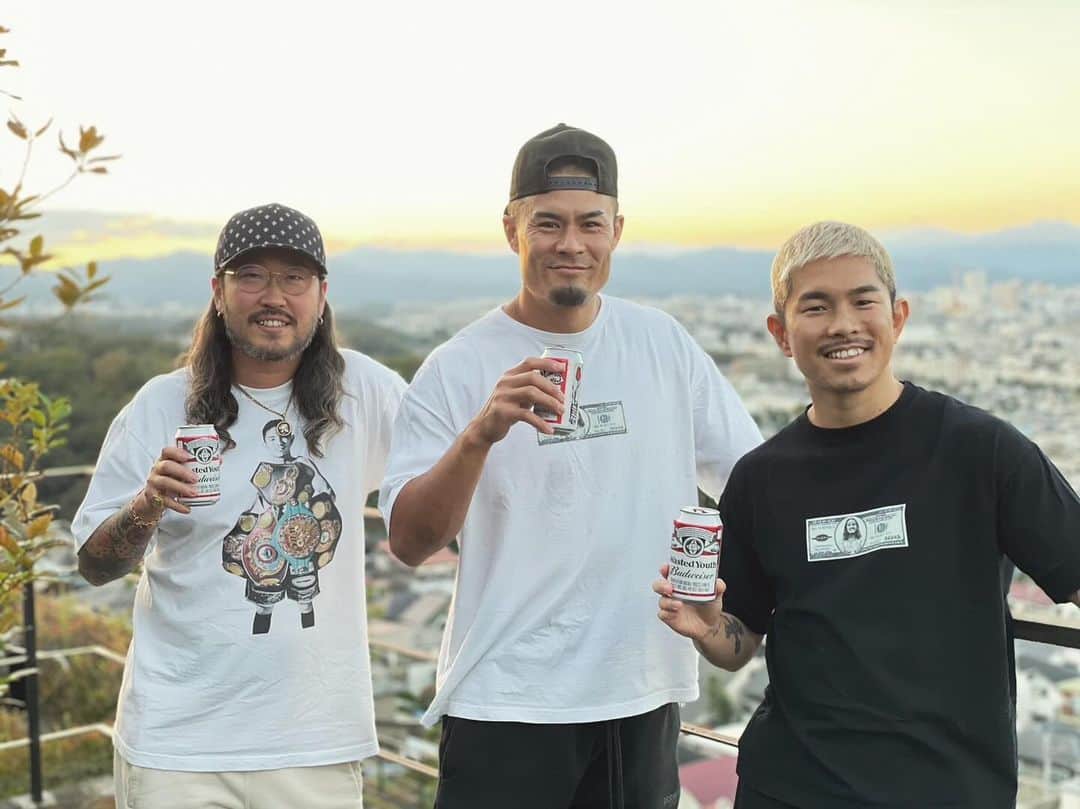 田村優のインスタグラム：「尊敬する2人と。最高、楽しすぎた🔥🔥🔥 #barber #boxing #rugby」
