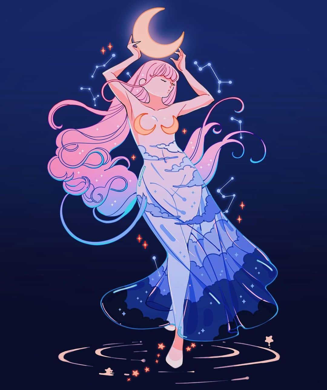のインスタグラム：「moon maiden」