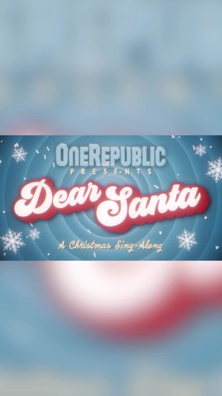 OneRepublicのインスタグラム：「All the snow outside is falling - I’m here waiting for you, darling... It’s all I want this year ❄️🎁 “Dear Santa” out now!」