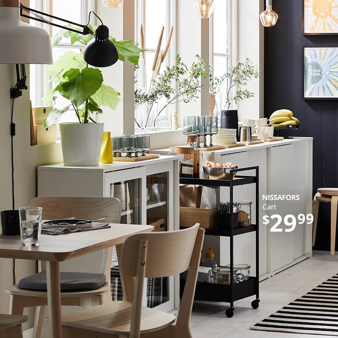 IKEA USAさんのインスタグラム写真 - (IKEA USAInstagram)「We’ve got extra storage space wherever you need it, with utility carts that can find their spot in any room. Shop now at the link in bio.」10月27日 1時01分 - ikeausa