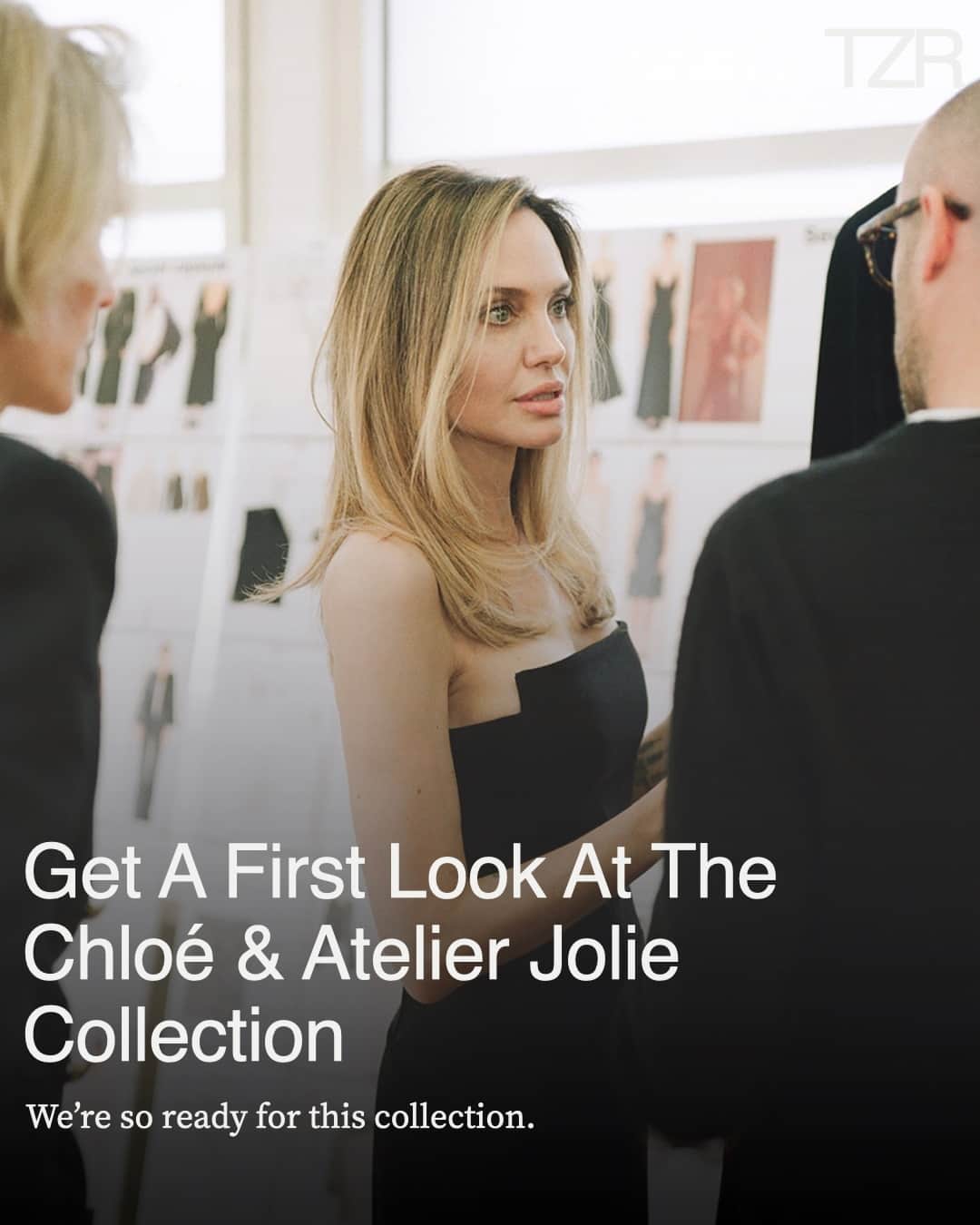 The Zoe Reportのインスタグラム：「Earlier this year, Angelina Jolie announced that she's debuting a sustainability-focused fashion label, Atelier Jolie. For its first collection, the brand is collaborating with Chloé, and the Maison just revealed a few looks from the upcoming assortment. Head to the link in bio for everything we know about the collaboration so far, including the fast-approaching launch date. ⁠ ⁠ 📷: courtesy of Chloé」