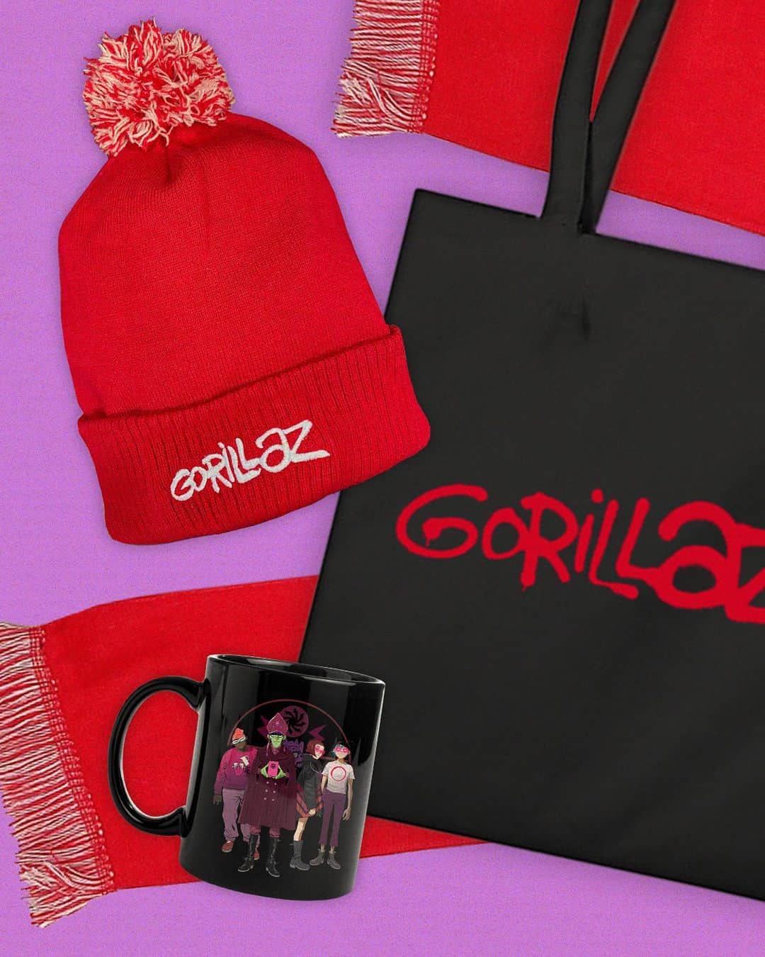 Gorillazのインスタグラム：「Gorillaz Christmas Store is now open 💫」