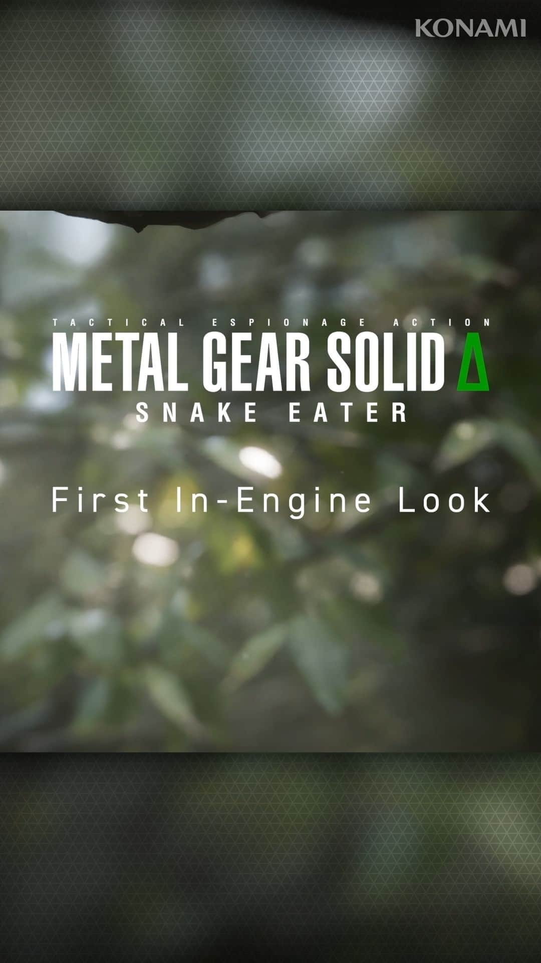 KONAMIのインスタグラム：「Explore the first In-Engine Look at METAL GEAR SOLID Δ: SNAKE EATER, currently under development using Unreal Engine 5.  All of the game's environments are rendered in UE5 and captured in-game in real time.  #MetalGearSolid #MGSDelta #MetalGearSolidRemake #Konami」