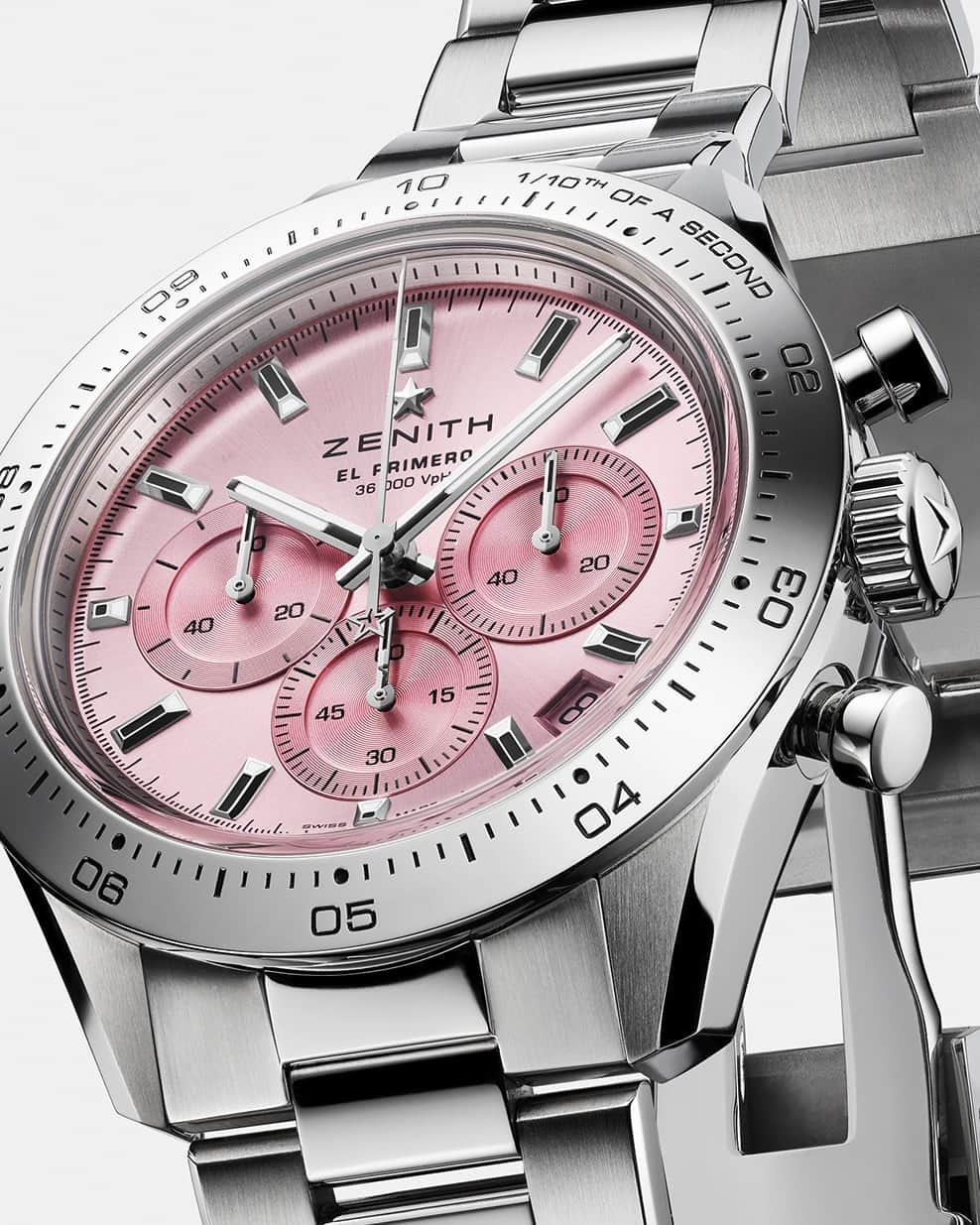 ゼニスさんのインスタグラム写真 - (ゼニスInstagram)「#ChronomasterSport: Pink is powerful. 💓 This #BreastCancerAwarenessMonth, ZENITH is once again re-affirming its support for the global fight against breast cancer with the new Chronomaster Sport pink, a limited-edition with a portion of the sales benefitting @susangkomen support of research, patient care services, education, and more.」10月27日 3時00分 - zenithwatches