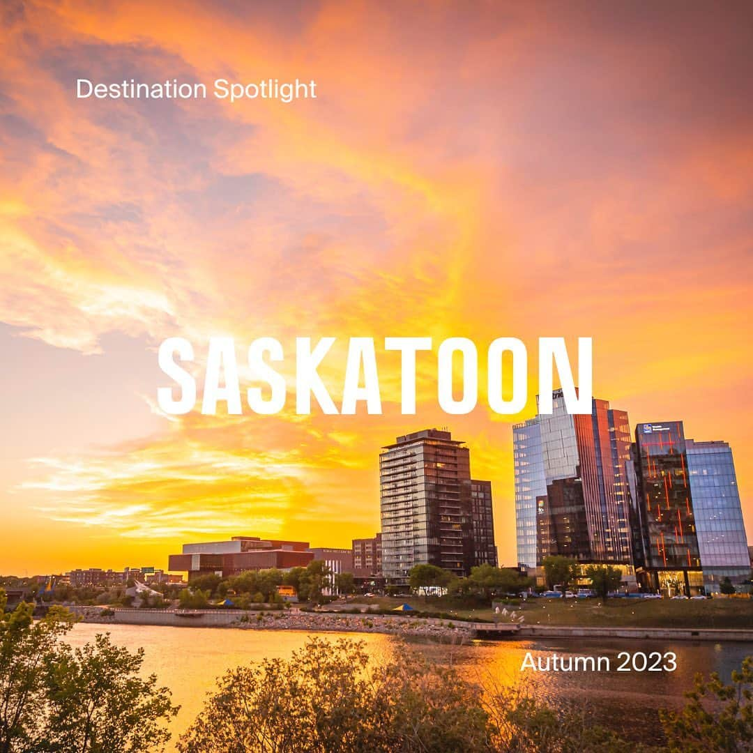 Explore Canadaさんのインスタグラム写真 - (Explore CanadaInstagram)「Welcome to Saskatoon, a vibrant urban centre on the doorstep of awe-inspiring natural wonder.  🍴Culinary🥂 Saskatoon’s food creators have infused local ingredients into their menus to create wild pairings and delicious farm-to-table meals. We suggest @odla.saskatoon, who sources directly from their farm; @hearth.restaurant, who produces thoughtful and ingredient-forward prairie cooking; and @primal_pasta, who makes handmade pasta using Saskatchewan grains. We also recommend checking out Canada’s only drive-through perogi eatery @babasyxe.  🌱Green Spaces🌲 Don’t be fooled by Saskatchewan’s stereotypical flatlands, Saskatoon offers visitors with stunning green spaces to explore including @meewasinvalley with 105 km (65.2 miles) trails through accessible terrain. We also suggest Beaver Creek to see migratory birds fly overhead and watch the leaves turn to their autumn colours.   🎨Arts & Culture🎭 Saskatoon has a thriving and well-respected arts community. Check out @skcraftcouncil which represents 300+ craft artisans. Also, @wonderhubsk provides fun for all ages by fostering creativity, curiosity, and lifelong learning. Finally, check out @remaimodern, Saskatoon’s modern art gallery, which boasts 11 gallery spaces.   🛶Indigenous Experiences🦅 Saskatoon is located on Treaty 6 Territory and is the Homeland of the Métis. We suggest visiting @wanuskewin, a Heritage Park on the road to becoming a UNESCO World Heritage Site. Also, visit Batoche National Historic Site, a symbol of Métis resilience and cultural renewal. While you’re here, stay with @dakotadunesresort Saskatoon’s first full service resort offering unforgettable and authentic Indigenous experiences.   📜History and Heritage🏛️ Individuals from all around the world call Canada home, in Saskatoon, you’ll find North America’s first Ukrainian museum, @ukrainianmuseumca. We also recommend visiting @wdm.ca, a heritage museum of Saskatchewan and @skaviationmuseum to explore the wonders of flight.  Let us know your best kept secrets in Saskatoon!」10月27日 3時00分 - explorecanada