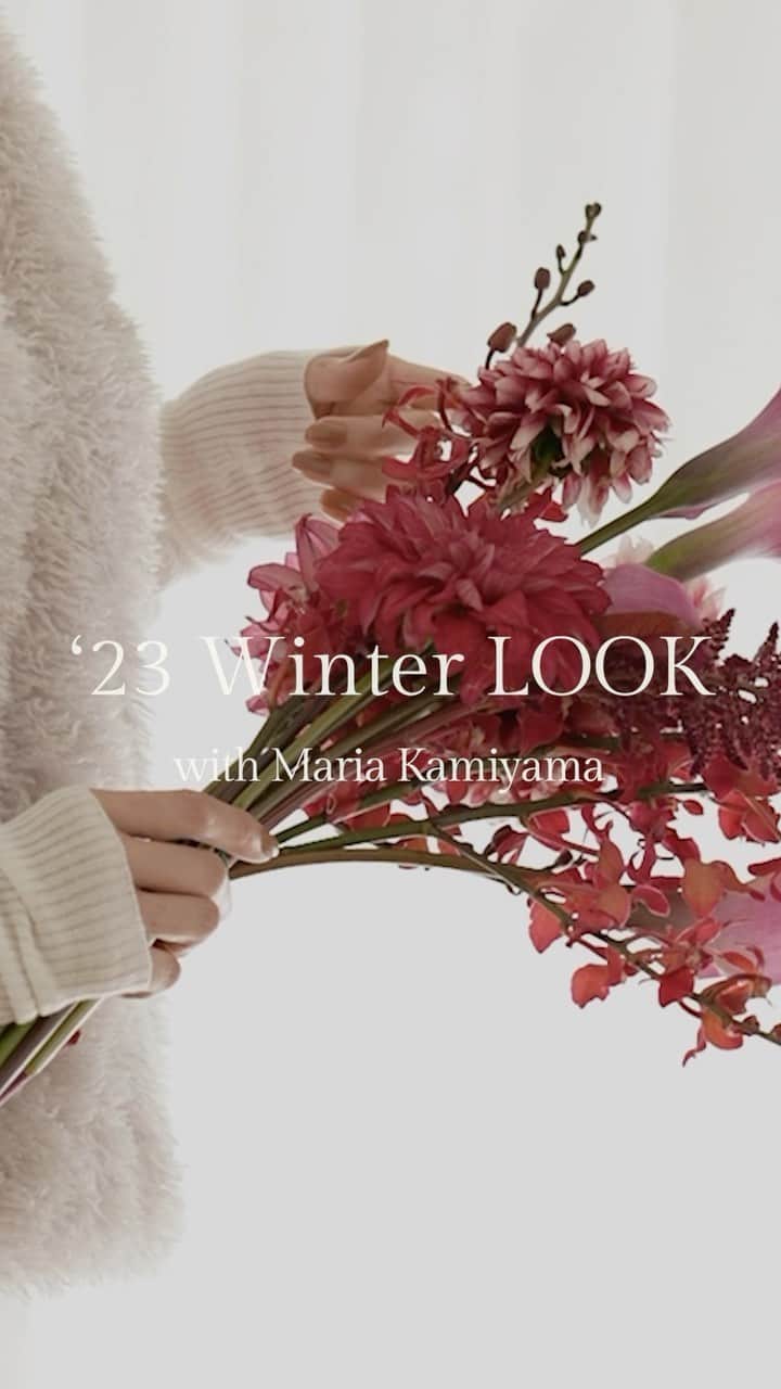 ur'sのインスタグラム：「'23Winter LOOK with Maria Kamiyama ⁡ 寒さが日に日に増すこの時期。 冬本番を華やかに楽しむ、バリエーション豊富なスタイリングを、大人の女性から人気を誇る神山まりあさんに着こなして頂きました。 ⁡ ⁡ 特集ページはプロフィールURLからもご覧いただけます。 ⁡ ⁡ #urs #urs_official  #ユアーズ」