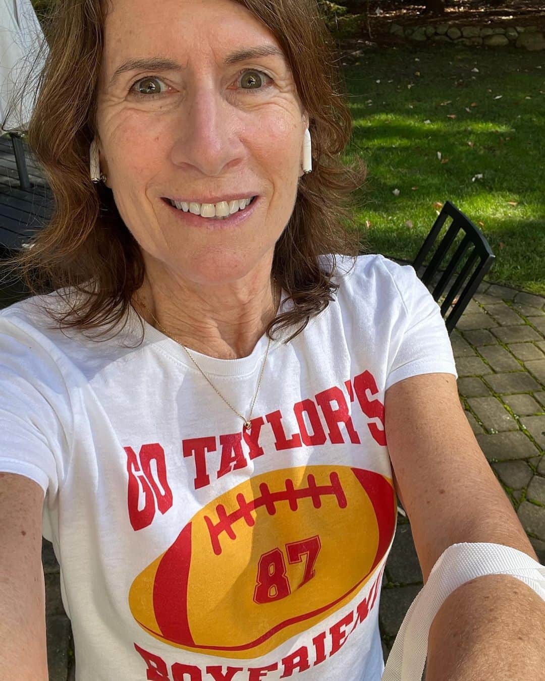 ロージー・オドネルのインスタグラム：「my bff jackie gets into football 🏈 #mahomes」