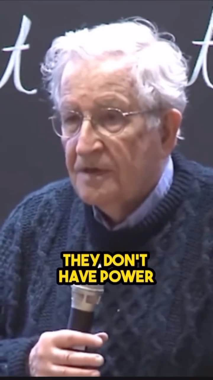 アリミ・バラードのインスタグラム：「#ReShare w/ @oldmanebro Noam Chomsky …. The sad and frustrating truth. Is he lying?」