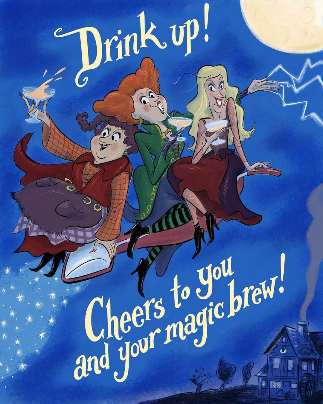 Disneyさんのインスタグラム写真 - (DisneyInstagram)「This Sanderson Sisters Magic Brew is the perfect addition to your Halloween recipe boo-ooook! 🧙‍♀️ Cheers to 30 years of #HocusPocus!」10月27日 7時06分 - disney