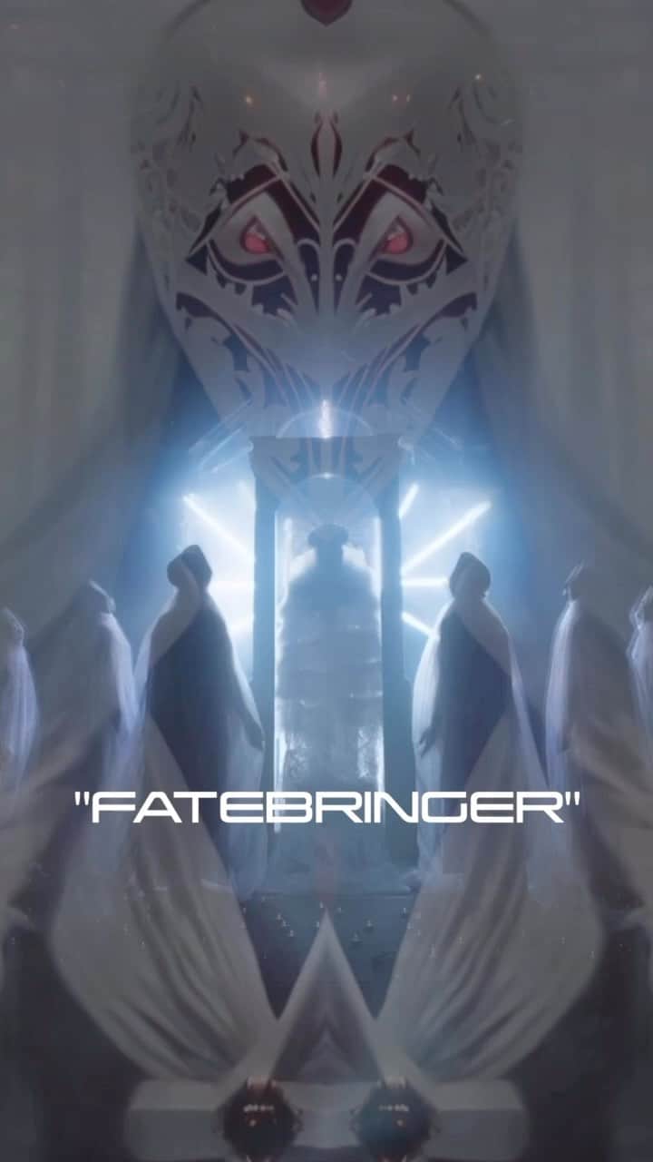 マリア・ブリンクのインスタグラム：「”FATEBRINGER“ in about to download into your consciousness TOMORROW . ➕GODMODE ➕  ➕ARE YOU READY ➕」