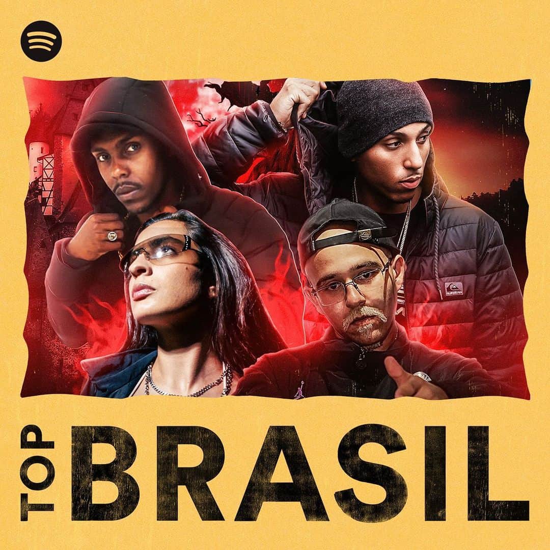 ロナウジーニョのインスタグラム：「O novo hit do Brasil 🧙🏾‍♂️🔥  Obrigado @spotifybrasil, "Baile do Bruxo" está na capa da TOP BRASIL!  Somos #2 Brasil hoje!! O #1 vem ai...  #BaileDoBruxo」