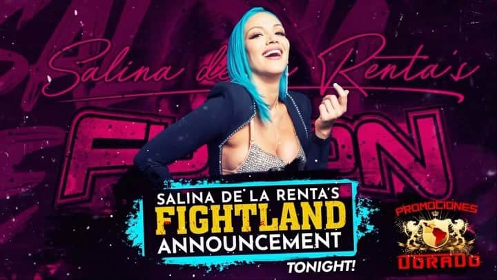 ロッキー・ロメロのインスタグラム：「Streaming NOW! #MLWfusion 188 exec produced by Salina de la Renta. Watch on #youtube #fiteplus」