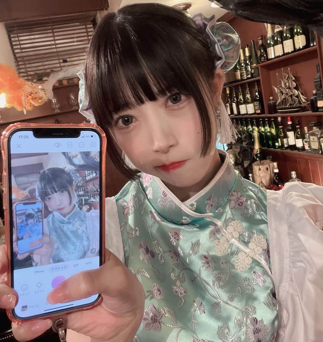 湯井のんのインスタグラム：「#チャイナ服」