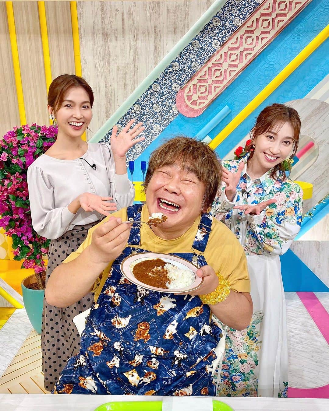 福田典子さんのインスタグラム写真 - (福田典子Instagram)「あれも食べたい、 これも食べたいな金曜日🍛  石塚さんの最高な笑顔に つられて笑顔になります✨  #よじごじDays 午後3時40分からです。  先週は、 モヤさま10周年以来の はいだしょうこさんと🥹🫶🏻✨  outfit #laboutiquebonbon」10月27日 14時25分 - norikofukuda212