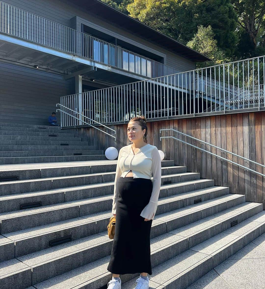 Fabiolla Takinamiさんのインスタグラム写真 - (Fabiolla TakinamiInstagram)「🤍🤍#fb923#fの妊婦コーデ#妊婦コーデ#33w」10月27日 9時47分 - fabi_olla