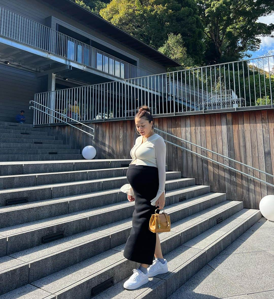 Fabiolla Takinamiさんのインスタグラム写真 - (Fabiolla TakinamiInstagram)「🤍🤍#fb923#fの妊婦コーデ#妊婦コーデ#33w」10月27日 9時47分 - fabi_olla