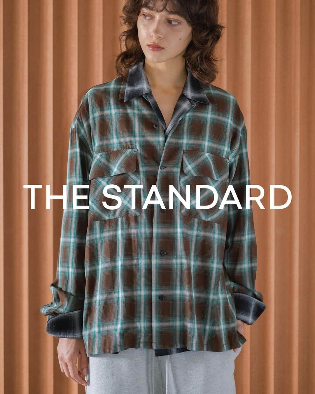 WEGOスタッフスナップのインスタグラム：「ㅤㅤㅤㅤㅤㅤㅤㅤㅤㅤㅤ ▪︎ombre check shirt ¥4,399(tax in) color:green check/black check size:M/L  _ #THESTANDARD #ザスタンダード」