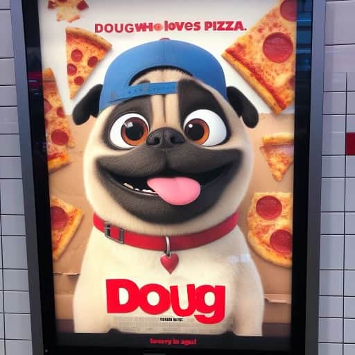 itsdougthepugのインスタグラム：「“I can see it so clearly…can u?” -Doug 🎬🍿⭐️  Who wants a Doug The Pug movie about all of his adventures??」