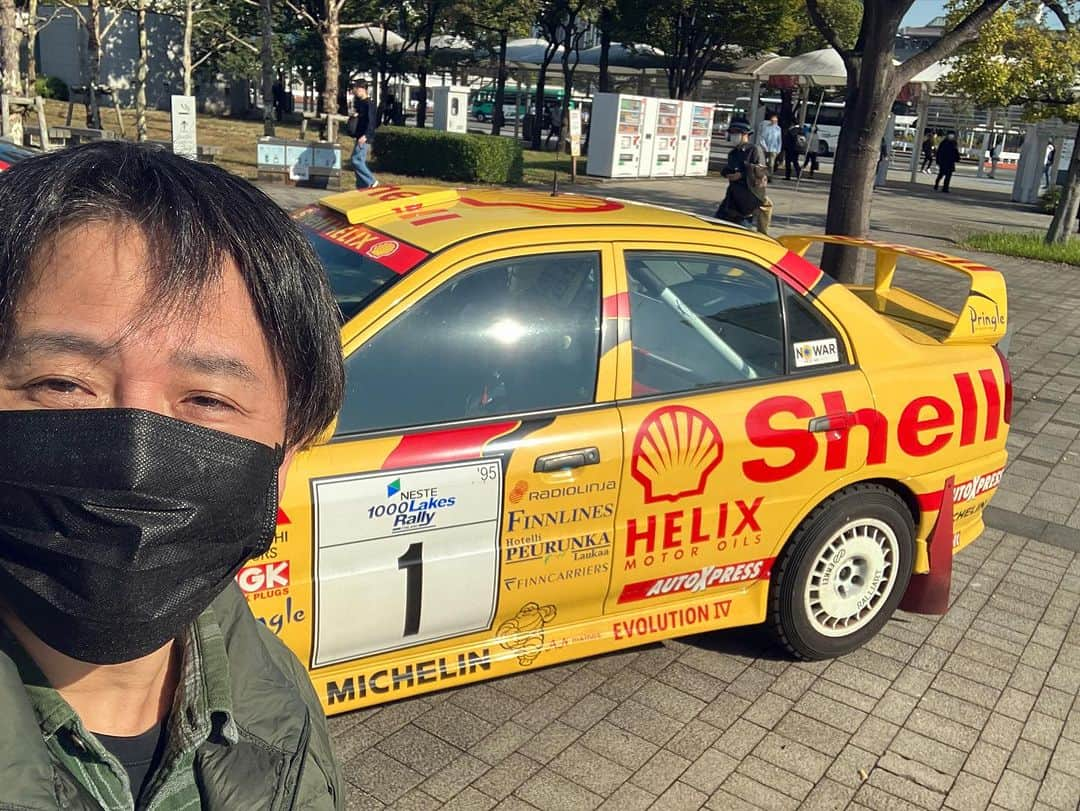 加藤賢崇さんのインスタグラム写真 - (加藤賢崇Instagram)「モビリティショー（旧モーターショー？）始まりましたね！（車に興味なし）  でも、やっぱり、おれはシェルだなー。 朝日がまぶし〜。（通りかかっただけ）」10月27日 11時06分 - kenso1978