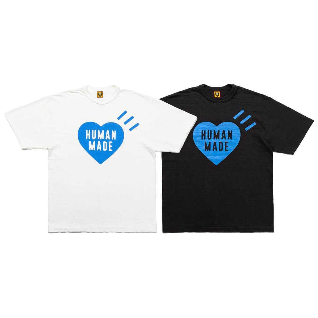 HUMAN MADEさんのインスタグラム写真 - (HUMAN MADEInstagram)「“HEART T-SHIRT” will be available at 28th October at Human Made Stores exclusively.   10月28日より、”HEART T-SHIRT” が HUMAN MADEの直営店舗限定にて発売となります。  [取り扱い直営店舗 - Available at these Human Made stores] ■ HUMAN MADE OFFLINE STORE / BLUE ■ HUMAN MADE HARAJUKU / PINK ■ HUMAN MADE SHIBUYA PARCO / ORANGE  ■ HUMAN MADE 1928 / GREEN ■ HUMAN MADE SHINSAIBASHI PARCO / YELLOW  ■ HUMAN MADE SAPPORO / GRAY  *在庫状況は各店舗までお問い合わせください。 *Please contact each store for stock status.」10月27日 11時20分 - humanmade