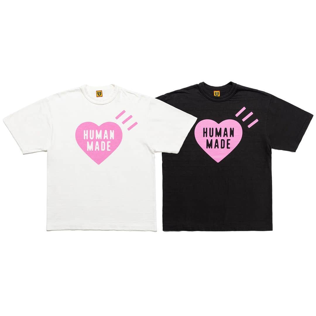 HUMAN MADEさんのインスタグラム写真 - (HUMAN MADEInstagram)「“HEART T-SHIRT” will be available at 28th October at Human Made Stores exclusively.   10月28日より、”HEART T-SHIRT” が HUMAN MADEの直営店舗限定にて発売となります。  [取り扱い直営店舗 - Available at these Human Made stores] ■ HUMAN MADE OFFLINE STORE / BLUE ■ HUMAN MADE HARAJUKU / PINK ■ HUMAN MADE SHIBUYA PARCO / ORANGE  ■ HUMAN MADE 1928 / GREEN ■ HUMAN MADE SHINSAIBASHI PARCO / YELLOW  ■ HUMAN MADE SAPPORO / GRAY  *在庫状況は各店舗までお問い合わせください。 *Please contact each store for stock status.」10月27日 11時20分 - humanmade
