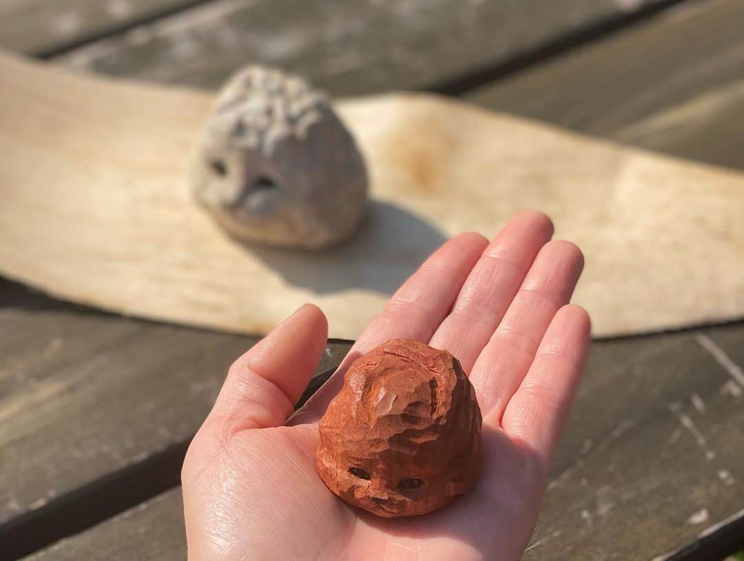 花房さくらさんのインスタグラム写真 - (花房さくらInstagram)「もうすぐお昼ですね。 お腹が空いてきませんか？？  この梅干し、めっちゃ美味しそうにできました💯  #おにぎり#おむすび #梅干し  #riceball #pickledplum  #cat #sculpture #hanafusasakura」10月27日 11時39分 - sakura_hanafusa