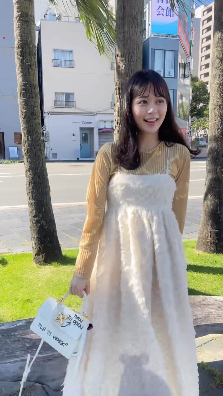 沖田愛加のインスタグラム：「宮崎帰省してました♡ 少しの滞在時間だったけど リフレッシュできたあ！  👗　#beams  #宮崎 #帰省」
