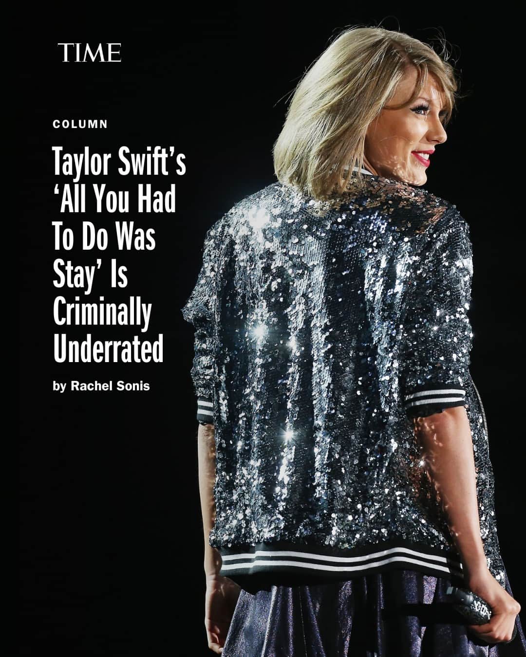 TIME Magazineのインスタグラム：「"With the release of Taylor Swift’s rerecording of 1989, the time has come to reassess the long underappreciated 'All You Had To Do Was Stay,'" writes Rachel Sonis.   As any Swiftie knows, you can never have fun without the pain. And that’s where “All You Had To Do Was Stay” plays its critical role.   If you're fearless, tap the link in bio.  Photograph by Getty」