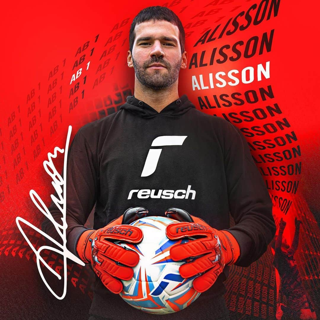 アリソン・ベッカーのインスタグラム：「📣 Breaking news: @alissonbecker is now part of the Reusch family! 📣 Embracing Brazilian heritage, chasing dreams, and redefining the game. Welcome to the legacy of legends! 🔝🔥 #reusch #reuschgoalkeeping #betheone #reuschfamily #alissonbecker #goalkeepingworld」