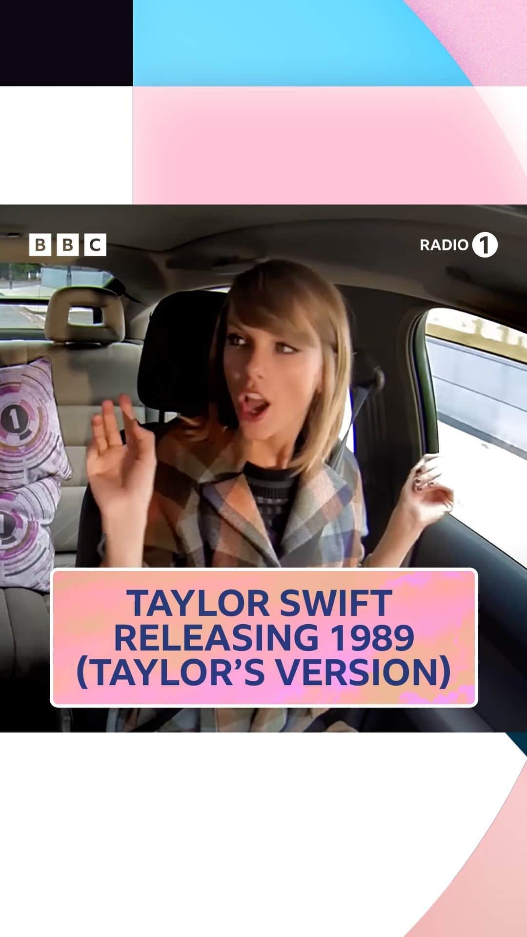 BBC Radioのインスタグラム：「if this isn’t you listening to 1989 (taylor’s version) then it should be 💛  listen to taylor's artist icons now on @bbcsounds ✨」
