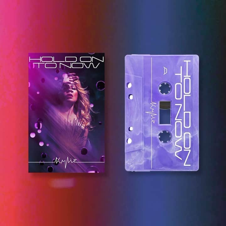 カイリー・ミノーグのインスタグラム：「I’ve been seeing all of your love for Hold On To Now, so I wanted to make something special for you … CD and cassette singles are available to pre-order now!  That’s not all… Padam Padam, Tension AND Hold On To Now 7” vinyl singles have arrived! Head over to my store to add to your collection. ❤️💚💜」