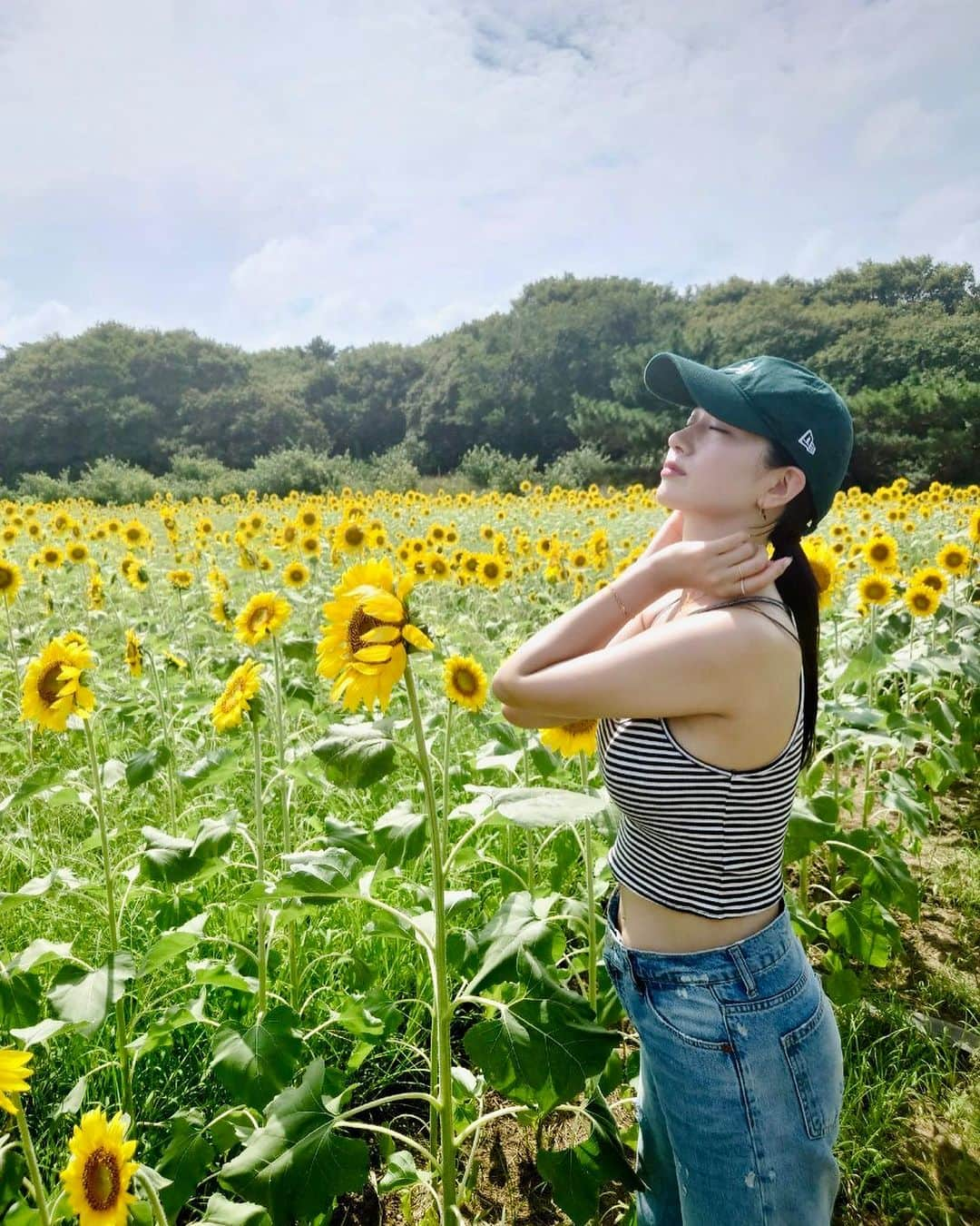 水上桃華さんのインスタグラム写真 - (水上桃華Instagram)「今はコキアがすごいね❤️ ひまわりの時期の #国営ひたち海浜公園  夏のおもいで🌻☀︎🫶🏻  #茨城県 #ひたち海浜公園 #ひまわり畑 #ibaraki #hitachiseasidepark #sunflowers #flowergarden」10月27日 23時06分 - carbsdaisuki_