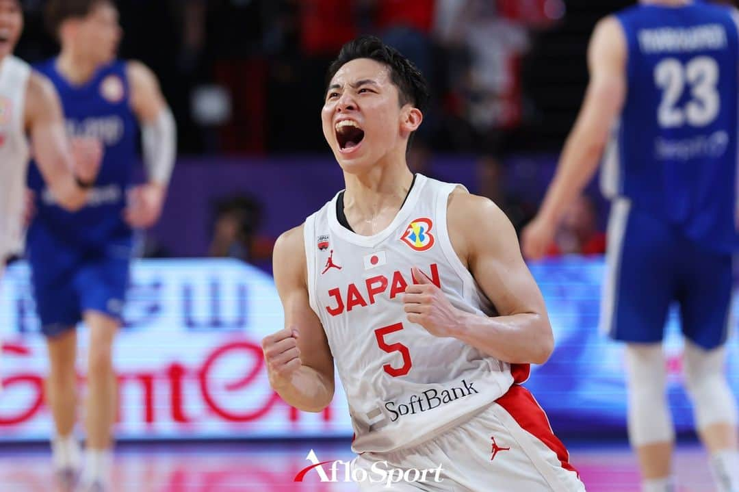 アフロスポーツのインスタグラム：「河村勇輝/Yuki Kawamura (JPN),  AUGUST 27, 2023 - Basketball :  FIBA Basketball World Cup 2023  1st Round Group E match  between Japan - Finland  at Okinawa Arena, Okinawa, Japan.   Photo: YUTAKA  #sportphoto #sportphotography #スポーツ写真」