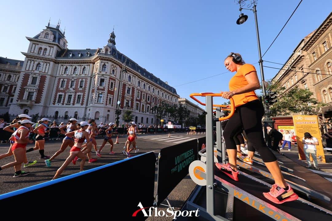 アフロスポーツのインスタグラム：「AUGUST 24, 2023 - Athletics :  World Athletics Championships Budapest 2023 Women's 35km Race Walk  in Budapest, Hungary.   Photo: @yohei_osada.aflosport  #sportphoto #sportphotography #スポーツ写真」