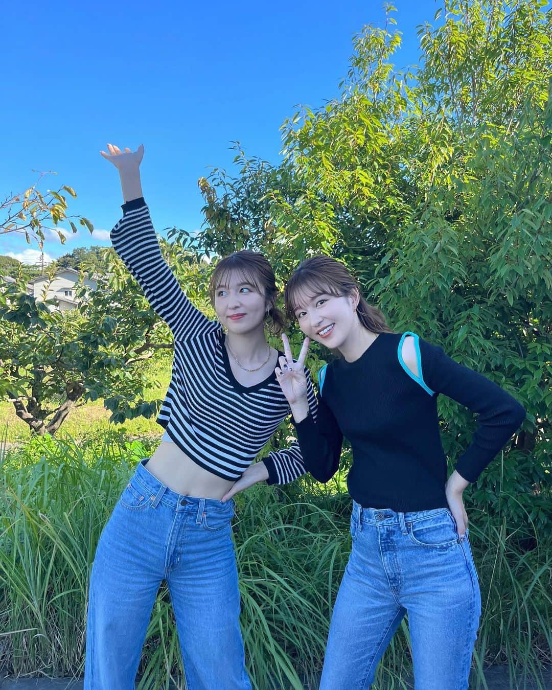 りかりこのインスタグラム：「. お知らせ📢 【三重とこわか健康マイレージ】 の動画に出演しています !! 三重県内のYouTube、Instagram、TikTok 広告で出てくるみたいなので見つけたら 報告待ってるよ〜 🌿  地元のお仕事嬉しいなぁ〜 地方の方も、YouTubeで見ることができるので 是非見てください！ . #りかりこ #双子 #三重 #三重県 #健康マイレージ #twins #mie #japan」