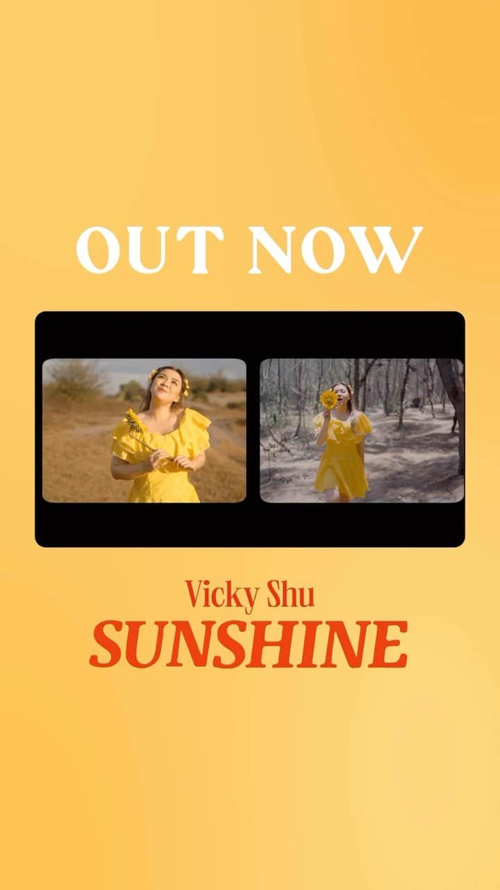 Vicky Shuのインスタグラム：「Hi guys akhirnya yang ditunggu-tunggu rilis juga nih! "Sunshine" MV is out now on Youtube : Vicky Shu Official  This songs always put me in a good mood and i know you can relate to this songs!!🌻  Music Credit  Vicky Shu - Sunshine Writer: Vicky Veranita Yudhasoka Produce by Minusone Factory Audio Production Synth : Xaviersakti Adrimartja Bass : Sebastian Swastirto Guitar : Nataniel Isachar Keyboard & Arrangement : Heinriko Christiansen Vocal director : Bowo Soulmate Mixing Mastering : Ferry Kurniawan  Video Credits: Director : Yuda Julian Assistant : Fikri DOP : Rahm BTS : Nizar & Rafael Transportasi : Indra Batak Jeep koordinator : Dwi Dewa (@jeepwisata_gumukpasir) MUA : Putriprames Line Producer : Sutan Kamanjaya Executive Producer : VMC Music Indonesia」