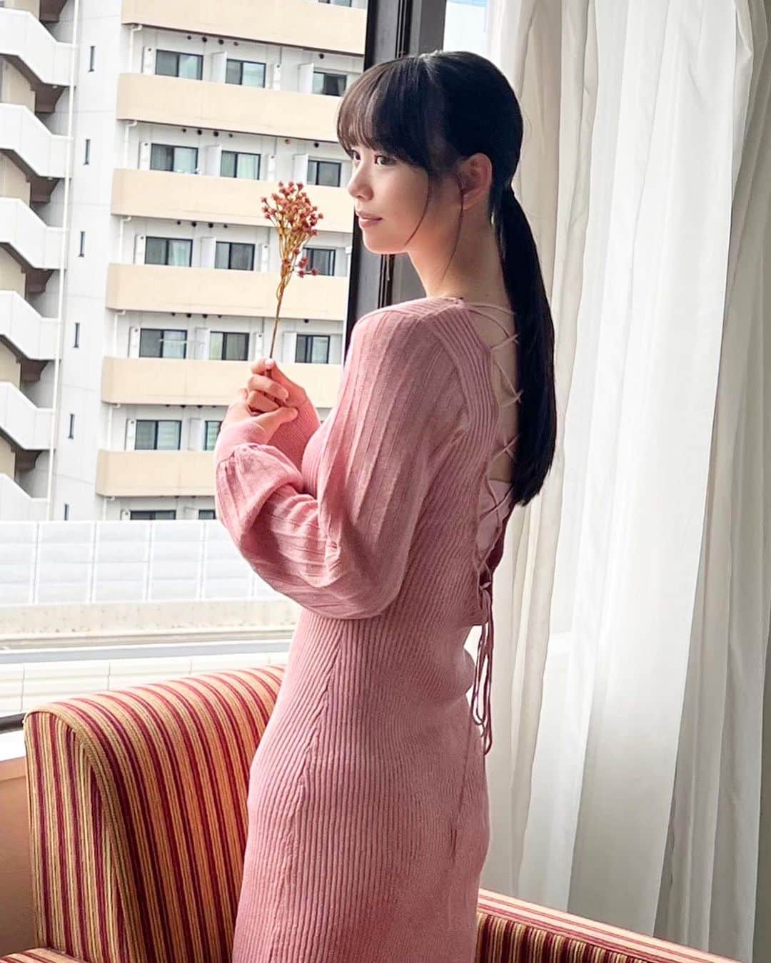 松本麗世さんのインスタグラム写真 - (松本麗世Instagram)「週プレの撮影風景𓈒Part2𓏸𓈒𓂂𓂃♡ マネージャーさんが撮影して ...