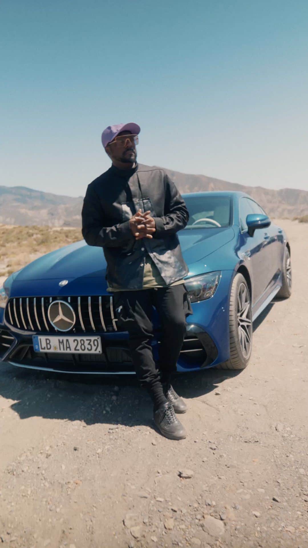 ウィル・アイ・アムのインスタグラム：「Come through. It’s road trip time and @iamwill is bringing the action to Vegas.  SO POWERFUL. SO AMG.  #MercedesAMG #AMG #AMGThrill #SOAMG #RoarToVegas」