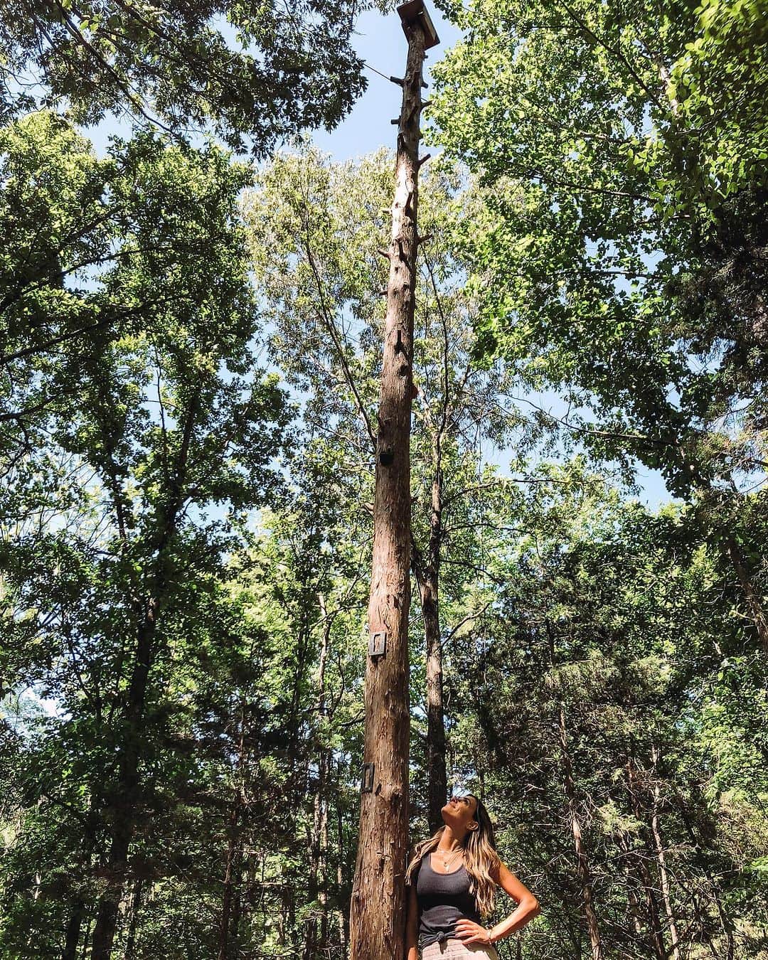 ジャナ・クレイマーのインスタグラム：「“I was so scared to just let go. I debated my next steps. I was either going to let go and fall off or I was going to make it to the top and stand on the shaky small platform. I couldn’t do it. I couldn’t take another step… I held myself back. I told myself I couldn’t do it when I got up there, and down I went…..but I knew there had to be a way, and I wasn’t going down until I chose myself and broke free”- stand up chapter @thenextchapterjk. The therapist at @experienceonsite took this photo from her phone because for the first time, I was proud of myself. @experienceonsite changed my life in so many ways and I’ll forever be grateful for that place and all the things I had to do to shed 30 years of shame and negative messages..」