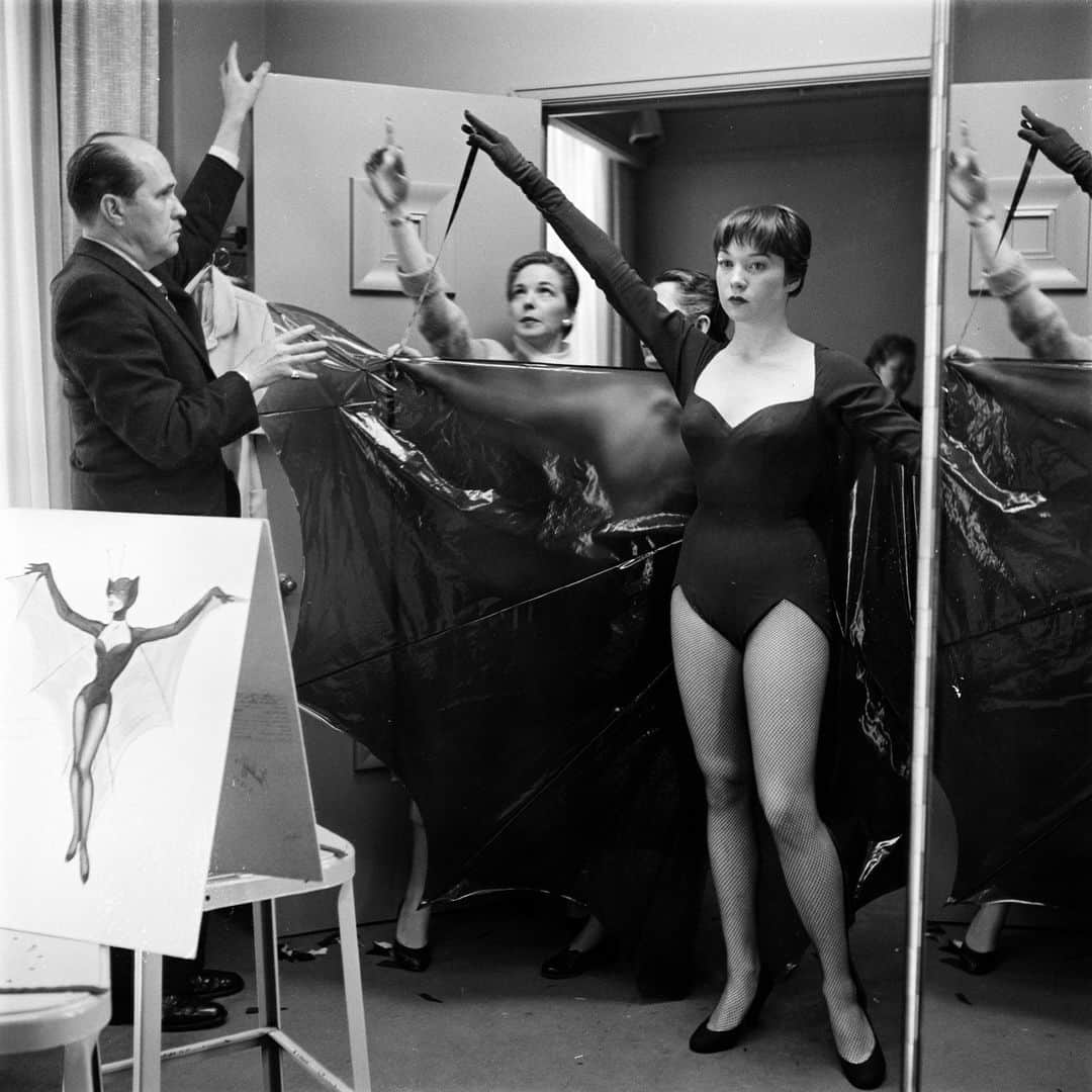 lifeのインスタグラム：「American actress Shirley MacLaine dressed in a bat costume during the production of the film 'Artists & Models' (directed by Frank Tashlin), Hollywood, California - 1955.  See more from Insider’s View: LIFE Goes Backstage with the Stars by clicking the link in our bio! 🦇  (📷 Loomis Dean/LIFE Picture Collection)  #LIFEMagazine #LIFEArchive #LIFEPictureCollection #LoomisDean #1950s #ShirleyMacLaine #Costume #Hollywood #Backstage」