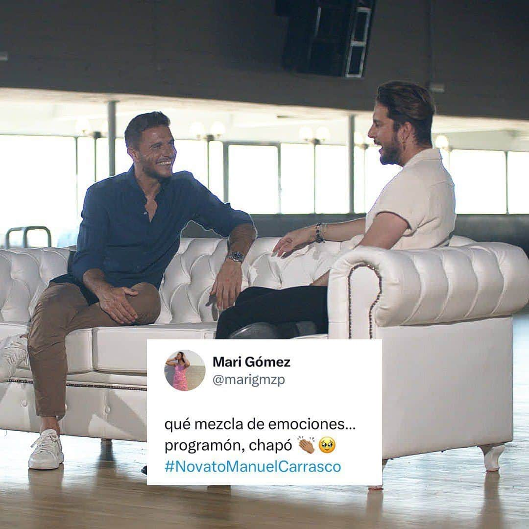 ホアキン・サンチェスさんのインスタグラム写真 - (ホアキン・サンチェスInstagram)「La complicidad y buen rollo entre @joaquinarte y @manuelcarrasco_ traspasa la pantalla. 🤗 ¡Gracias por acompañarnos en otro gran programa de #JoaquínElNovato en @Antena3com! 🧡」10月27日 18時37分 - joaquinarte