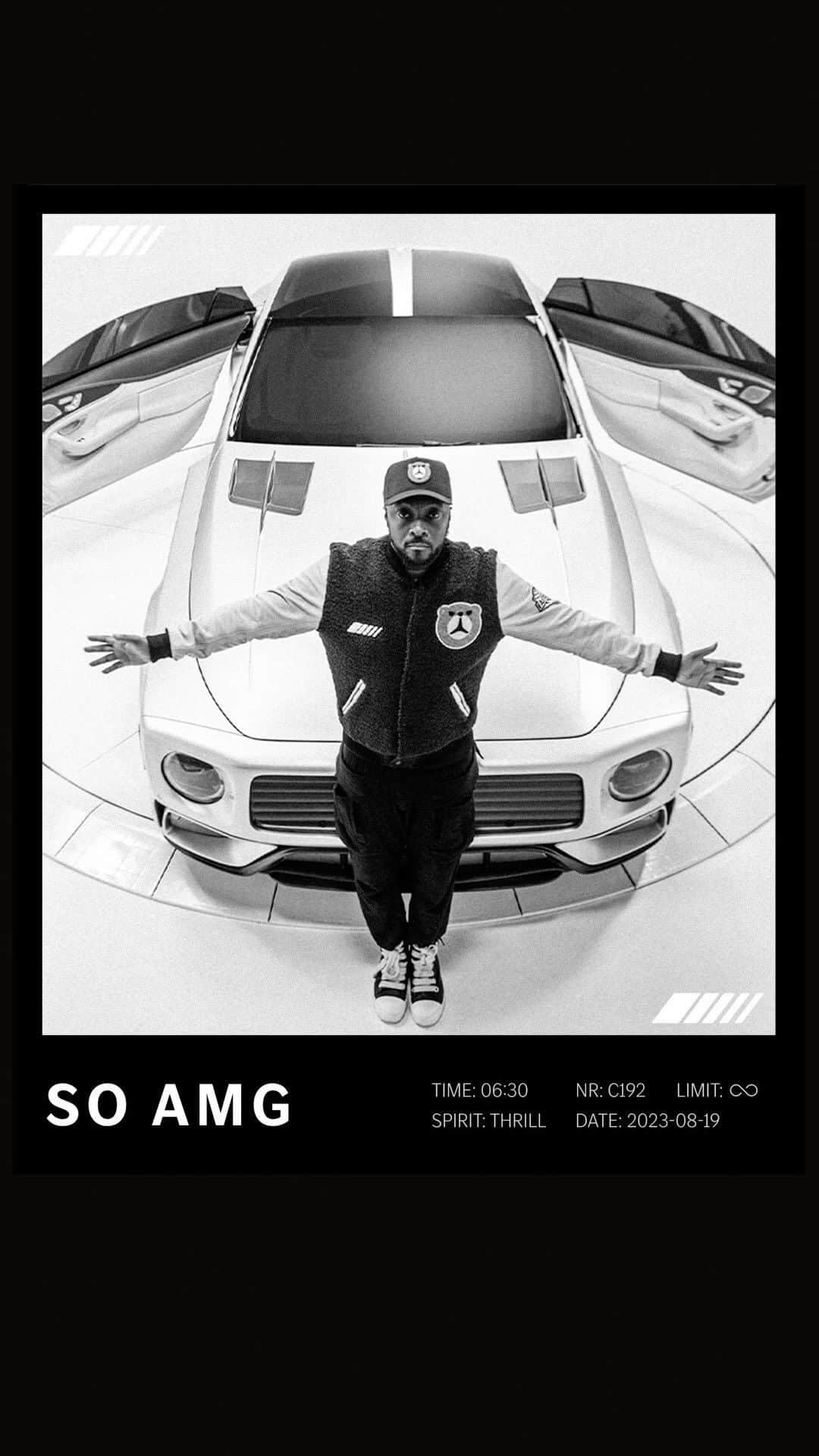 ウィル・アイ・アムのインスタグラム：「From performing with passion to redefining limits. Welcome to the world of @iamwill and his SO AMG moments.  SO POWERFUL. SO AMG.  #MercedesAMG #AMG #AMGThrill #SOAMG #RoarToVegas」