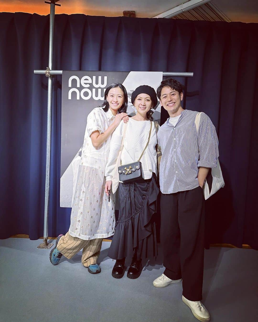 妻夫木聡さんのインスタグラム写真 - (妻夫木聡Instagram)「#newnow  榮倉さんの "newnow"へ 素敵な洋服がいっぱいだったよ ブランド立ち上げおめでとう✨  久しぶりに飯島さんにも会えた！  #榮倉奈々 #飯島直子 #新しいことを始めるのにはとても勇気がいるよね #頑張れクララ」10月27日 18時56分 - satoshi_tsumabuki_official