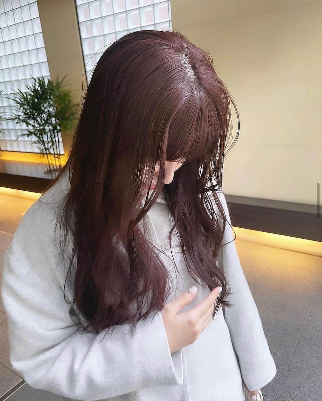Switch HAIRのインスタグラム：「style by @hnc_o   single color ¥7150〜 (カットをしない場合¥1650)   #switchhair #switchhairfukuoka  #福岡美容室  #天神美容室   #ラベンダーグレージュ  #ラベンダーカラー  #ピンクラベンダー」