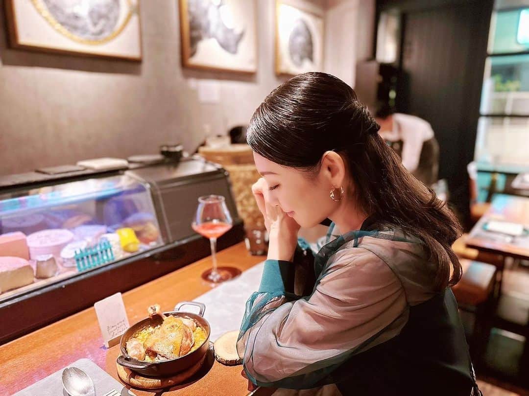 風花舞のインスタグラム：「食事を楽しく美味しくいただけるのは本当に幸せ。 感謝。  photo:　@momoko_sakaida   #souvoile」